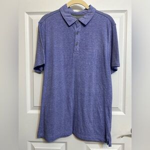 Banana Republic Heathered Purple Polo Shirt